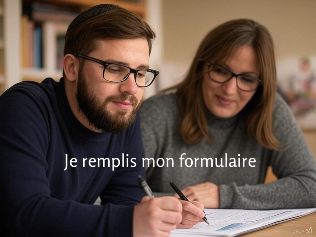 Je remplis mon formulaire